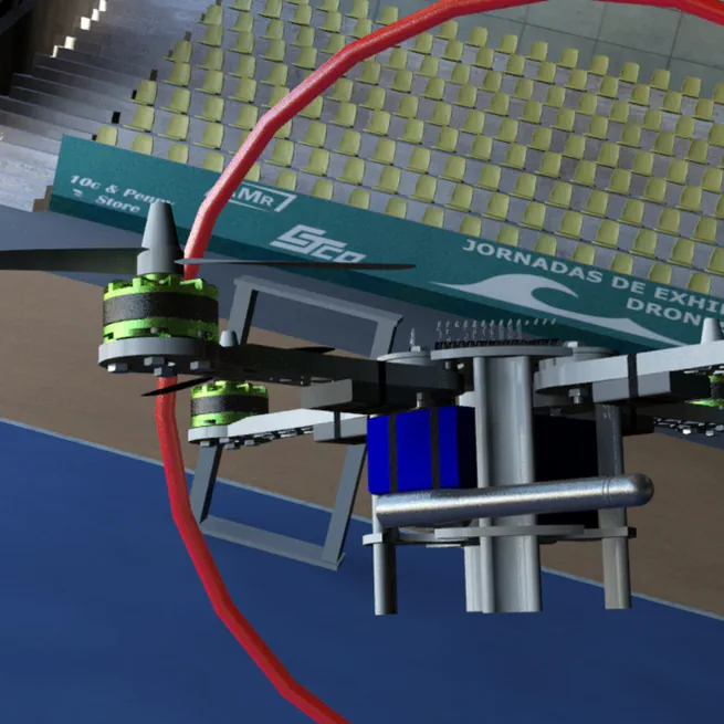 Animating a drone