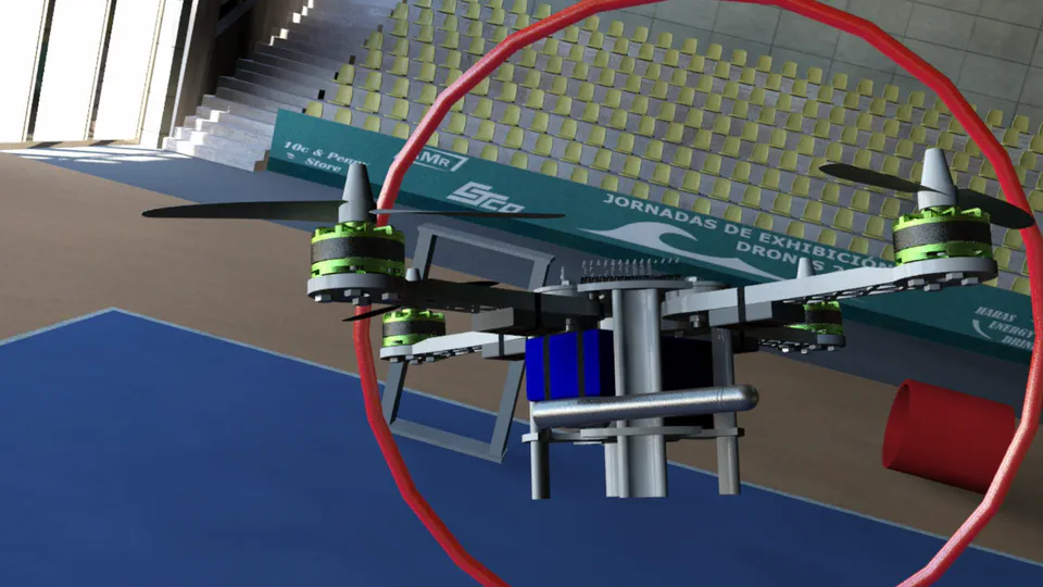 Animating a drone